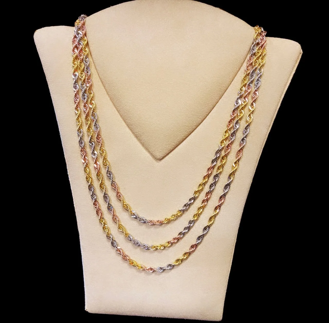 Three colours rope chain MC141