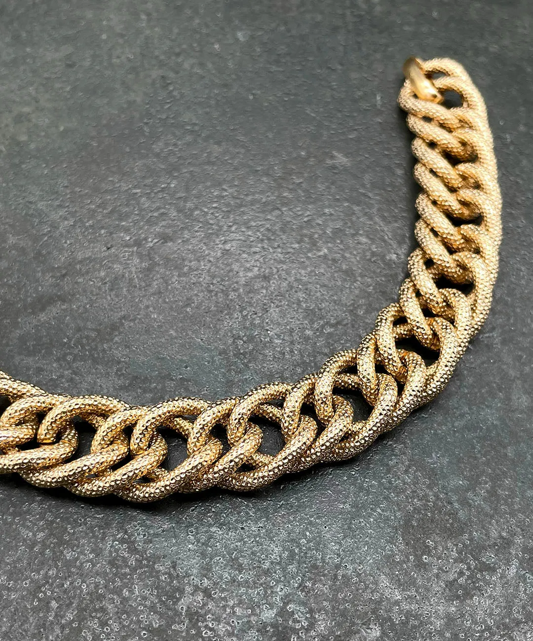 【USA輸入】ヴィンテージ NAPIER テクスチャー チェーン ブレスレット/Vintage NAPIER Textured Chain Bracelet