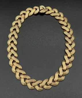 【USA輸入】ヴィンテージ TRIFARI Goldrenbraid ネックレス/Vintage TRIFARI Goldrenbraid Necklace