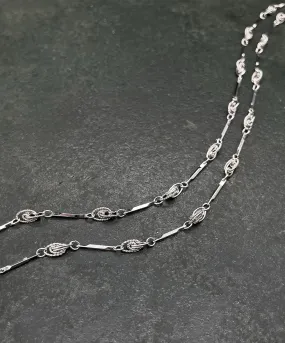 【USA輸入】ヴィンテージ TRIFARI デザイン チェーン ネックレス/Vintage TRIFARI Design Chain Necklace