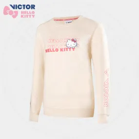 Victor X Hello Kitty T-KT204 Long Sleeves Shirt Cream WOMEN'S