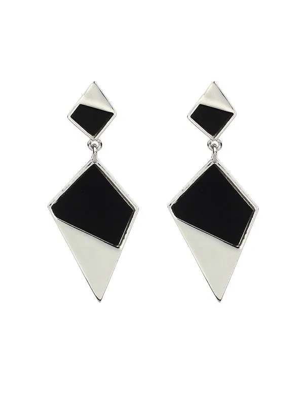 WealFeel Geometric Diamond Earrings