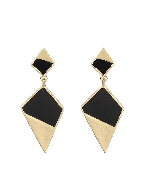 WealFeel Geometric Diamond Earrings