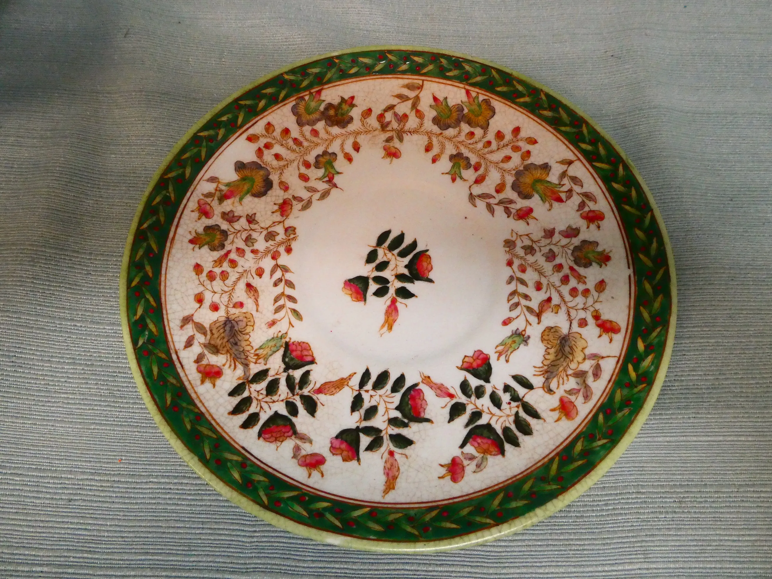 Wong Lee 1895 Chinese Covered Bowl with Plate