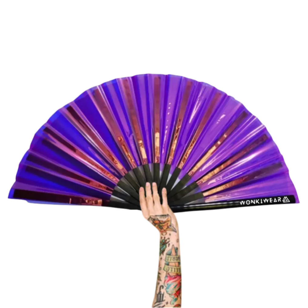 XL Festival Fan - Iridescent, Party Purple