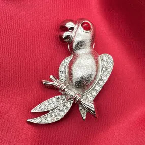 【フランス輸入】ヴィンテージ SPHINX バード ビジュー ブローチ/Vintage SPHINX Bird Bijou Brooch