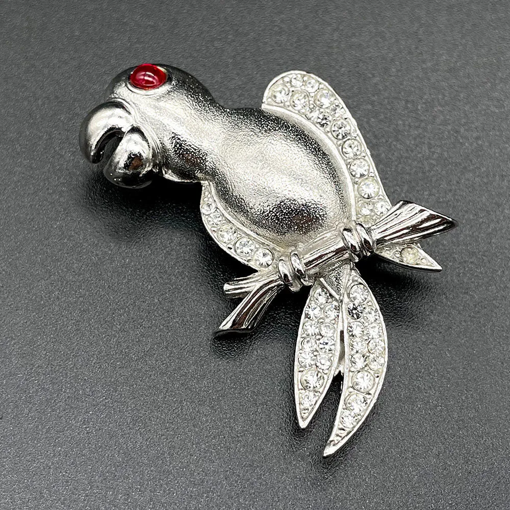 【フランス輸入】ヴィンテージ SPHINX バード ビジュー ブローチ/Vintage SPHINX Bird Bijou Brooch