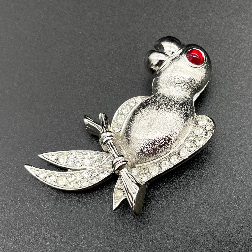 【フランス輸入】ヴィンテージ SPHINX バード ビジュー ブローチ/Vintage SPHINX Bird Bijou Brooch